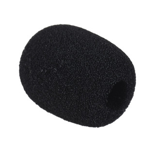 Pipione-BR Mini fone de ouvido de lapela microfone pára-brisas capa de espuma preta pacote com 10
