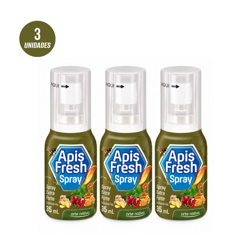 Kit 3 Apis Fresh Spray Extra Forte 35ml - Arte nativa