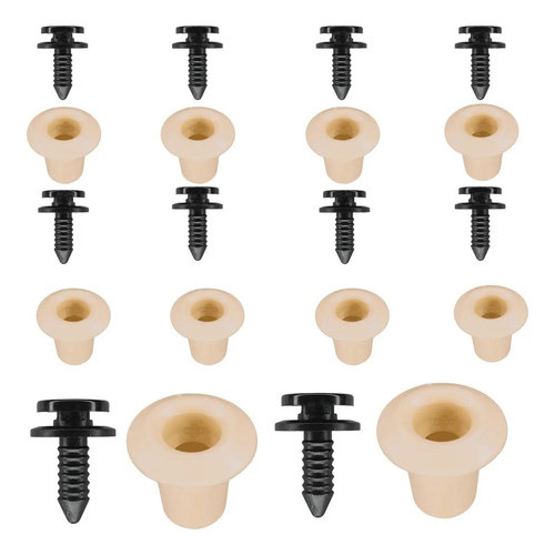 Kit 20 Pcs Grampo Bucha Coluna Compativel Volkswagen Amarok Bora Golf Jetta Passat Polo Tiguan — imagem 2 de 2