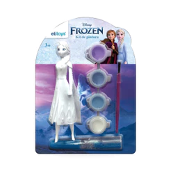 Kit Pintura Infantil Frozen Elsa 4 Peças Etitoys