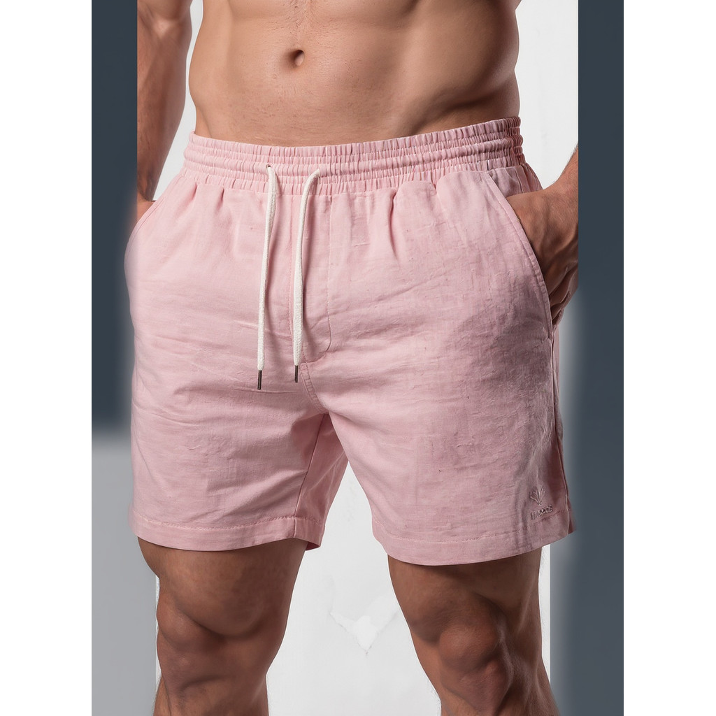 Kit 2 Bermudas Masculinas Linho Elastano Praiana Confortável Verão — Universo dos Achados PRP