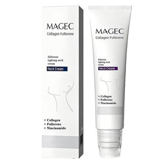 Magec, MagicCollagenFullereneNeck, tratamento para o pescoço que promove a firmeza, o lifting e a redução de rugas, com 