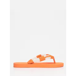 Chinelo Petite Jolie Fresh Crochê Tangerina PJ7766