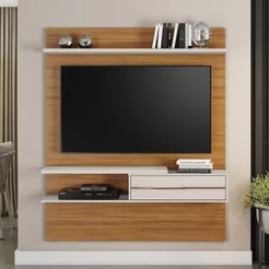 Painel para TV 55 Polegadas 160,2x135cm Freijó