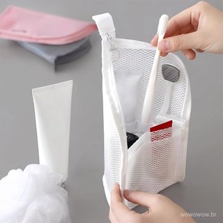 Bolsa de viagem independente para artigos de higiene, grande organizador de maquiagem à prova d'água