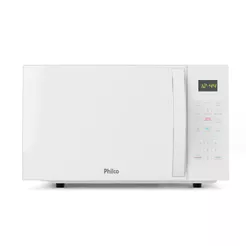 Micro-ondas Philco 28L Branco Pintura Limpa Fácil PMO30B