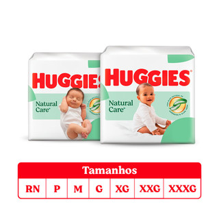 Huggies Fralda Descartável Premium Natural Hipoalergênica Care P - 36UN