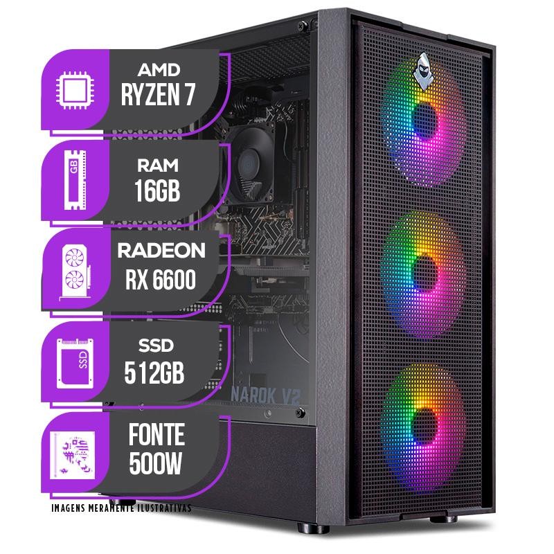 Pc Gamer Rx 6600: Onde Comprar | BuscaProdutos