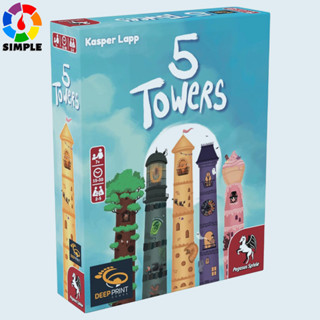 Pegasus Spiele 5 Towers Card Game em Oferta na Shopee