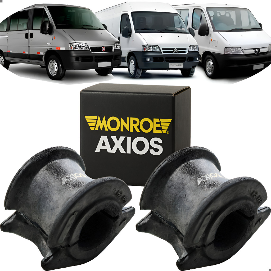 Bucha Barra Estabilizadora Dianteira Par Ducato Boxer Jumper
