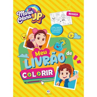 Maria Clara e JP - Meu livrão de colorir em Oferta na Shopee