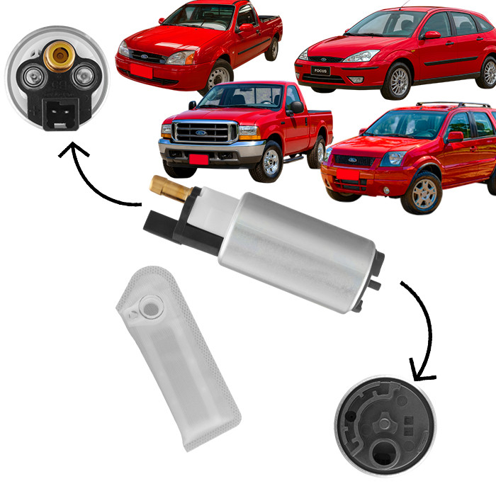 Bomba Combustivel courier ecosport f250 4cc Focus Gasolina