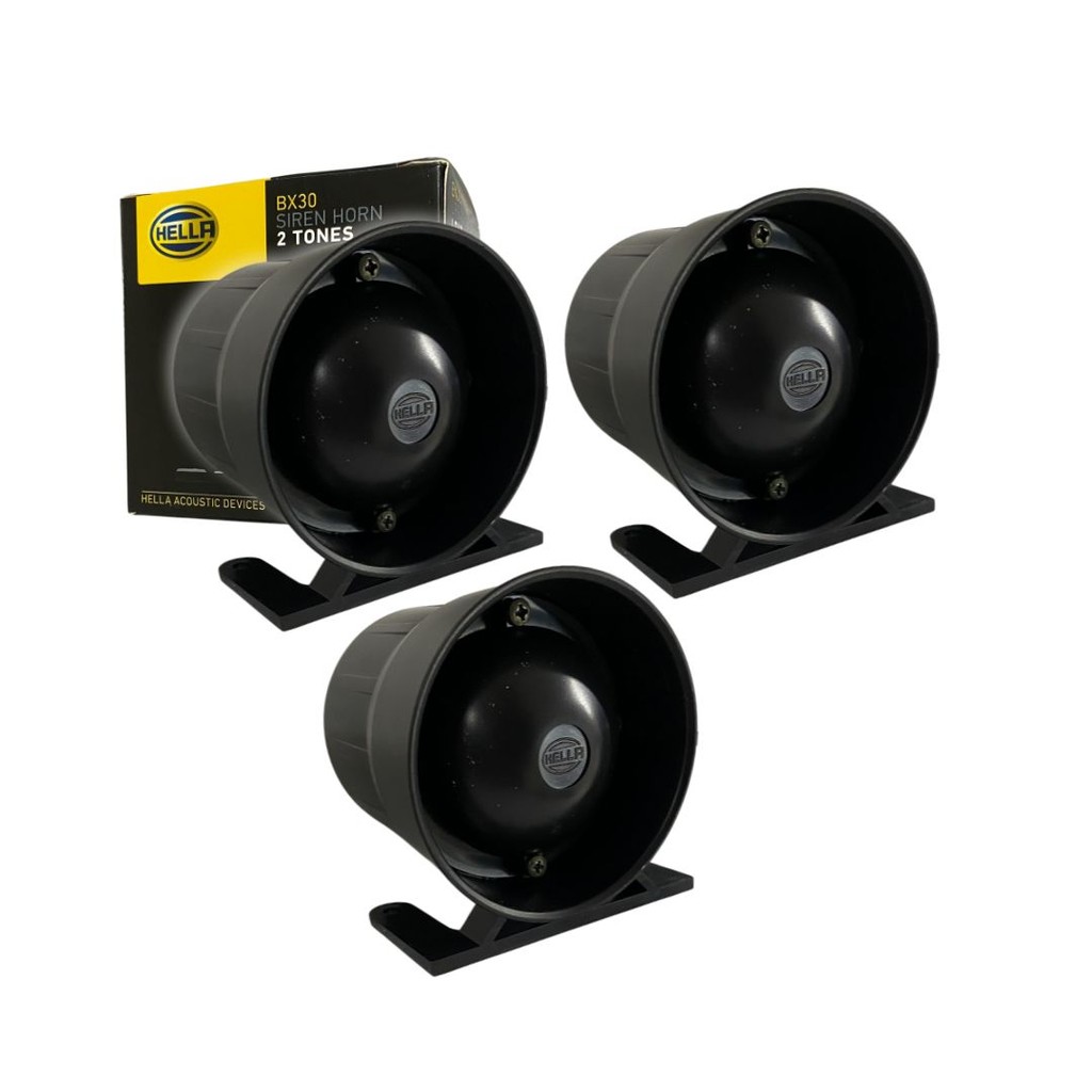 Kit 3 Sirene Intermitente Marcha Ré 110dB Alta Potencia