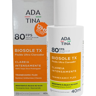 Adatina Biosole Tx 80fps Ultra Clareador Uniformiza Seco Ilum 40ml em Oferta na Shopee