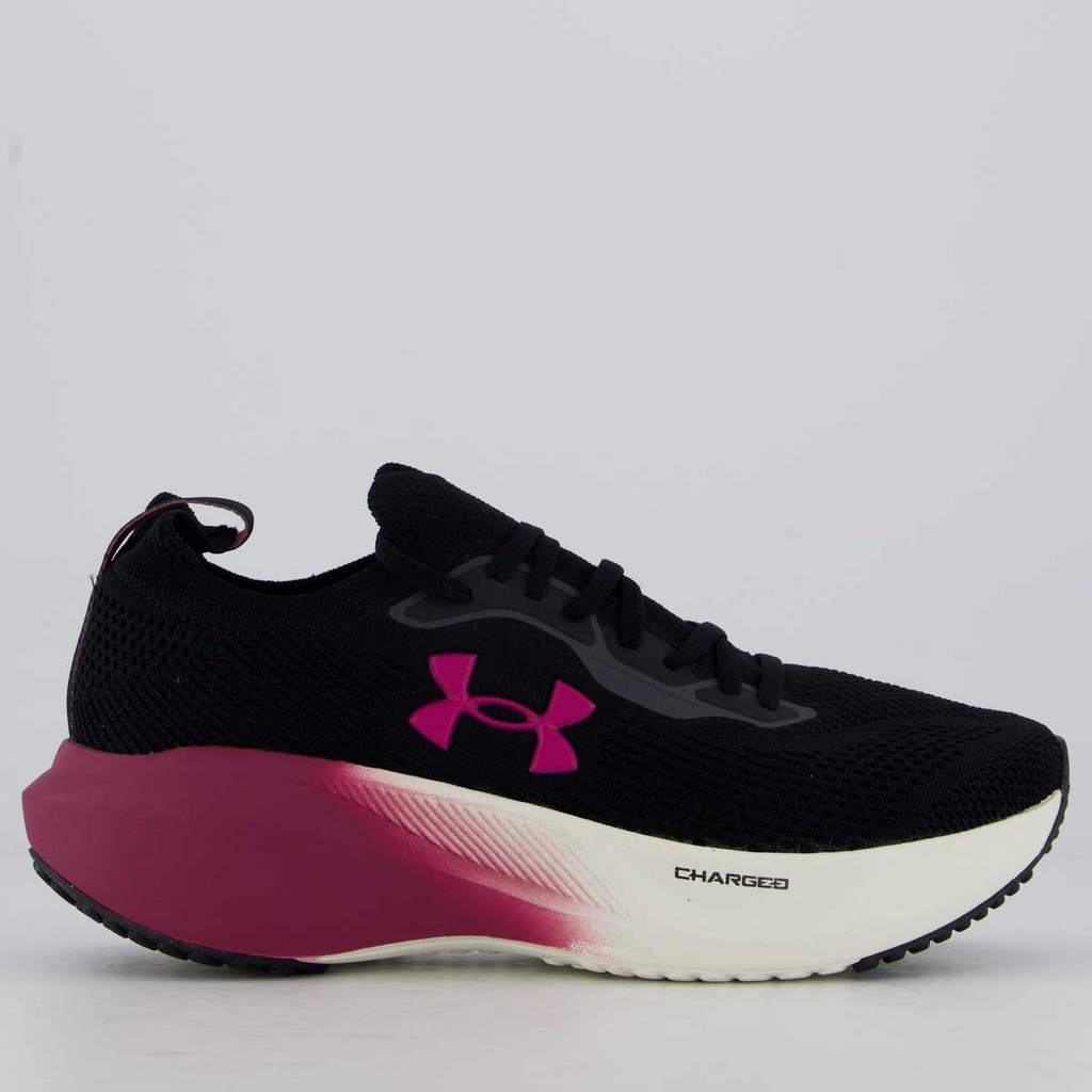 Tênis Under Armour Charged Slight 3 SE Feminino Preto e Roxo