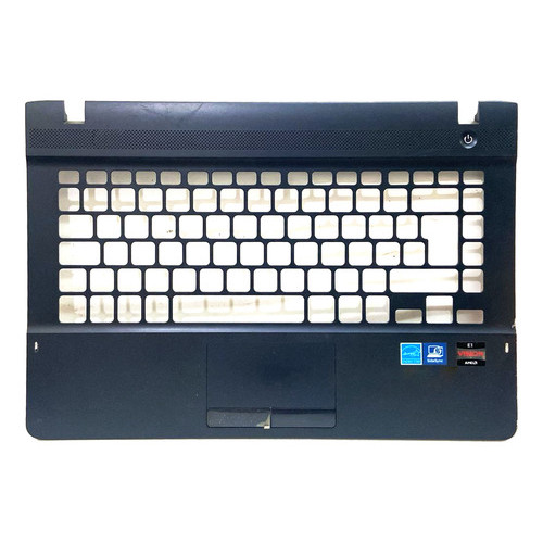 Carcaça Palmrest Samsung Np270 Azul E Branco