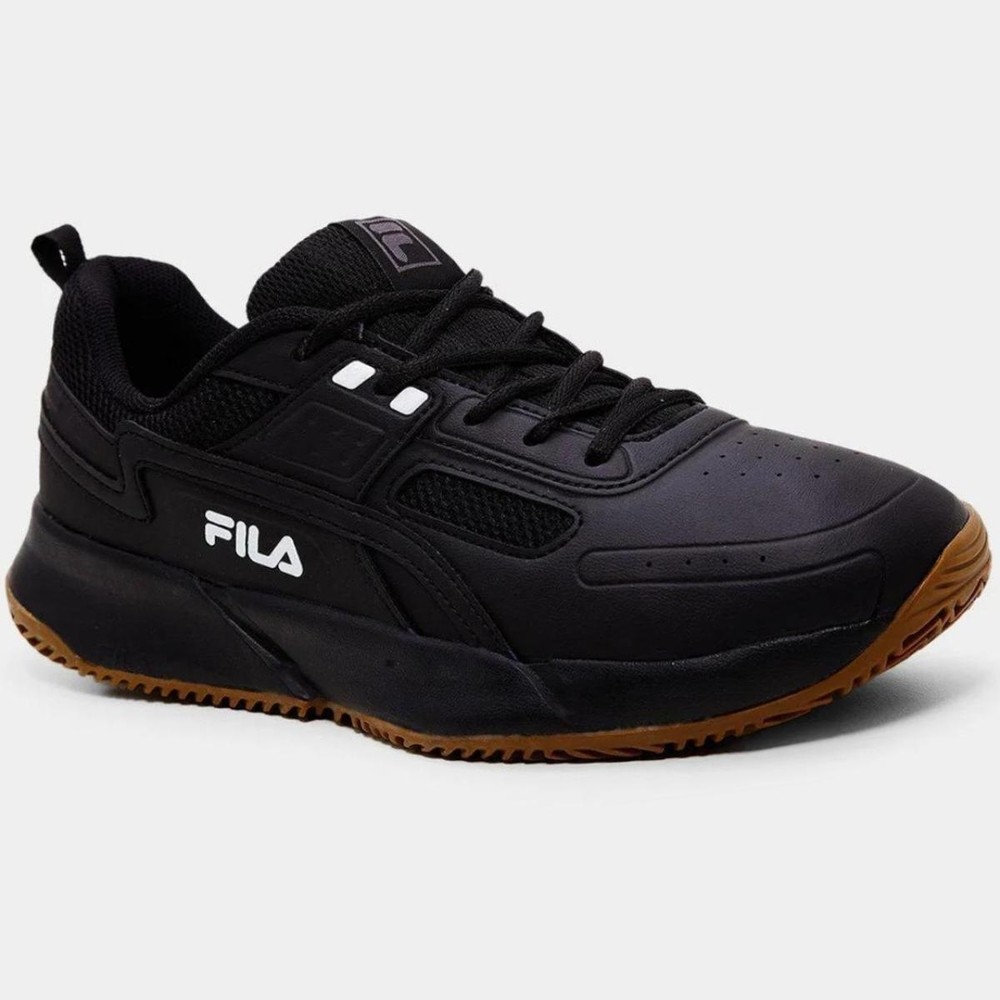 Tênis Fila Precision Masculino - Preto e Cinza em Oferta na Shopee