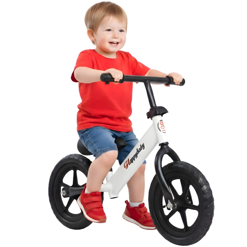 Bicicleta Sem Pedal Equilíbrio Infantil Branco Aro 10 - Castela