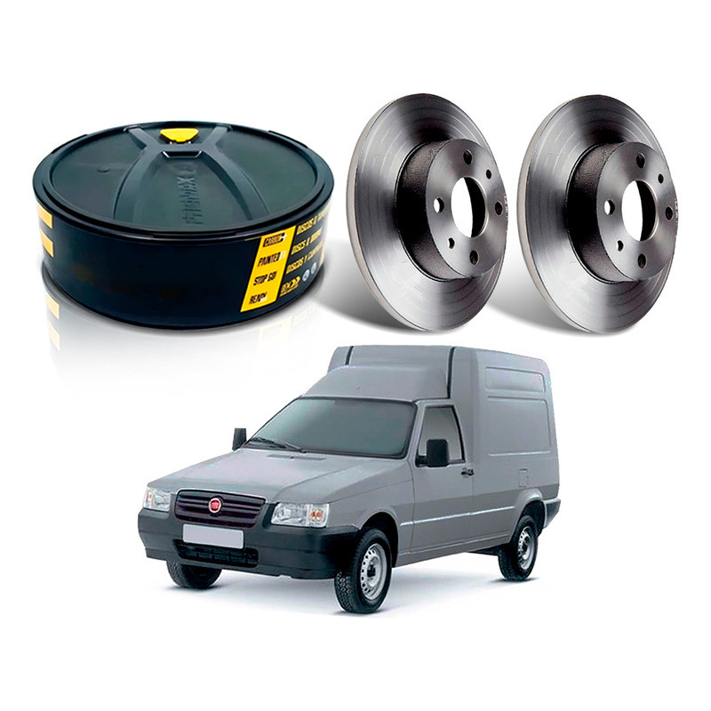 Disco Freio Dianteiro Fiorino 1.3 2005 A 2013 em Oferta na Shopee