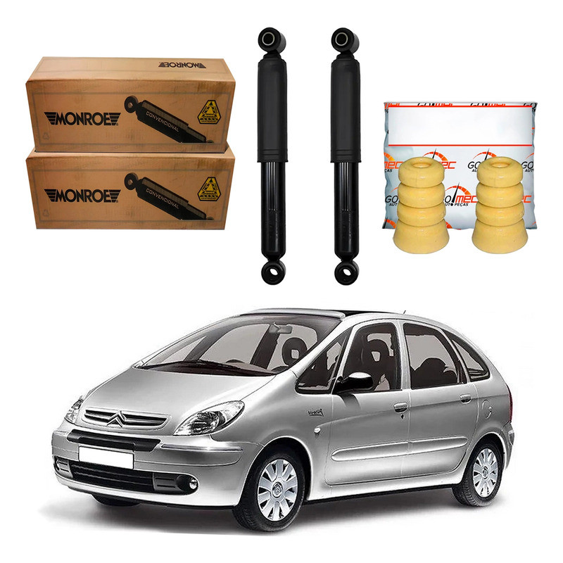 Kit Amortecedor Traseiro, Xsara Picasso 1.6 2.0 2001 A 2012