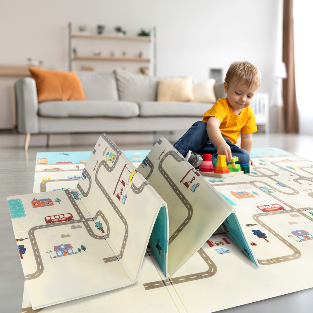 Tapete Bebê XPE 7mm 180x120/200x180cm  Antiderrapante | À Prova d