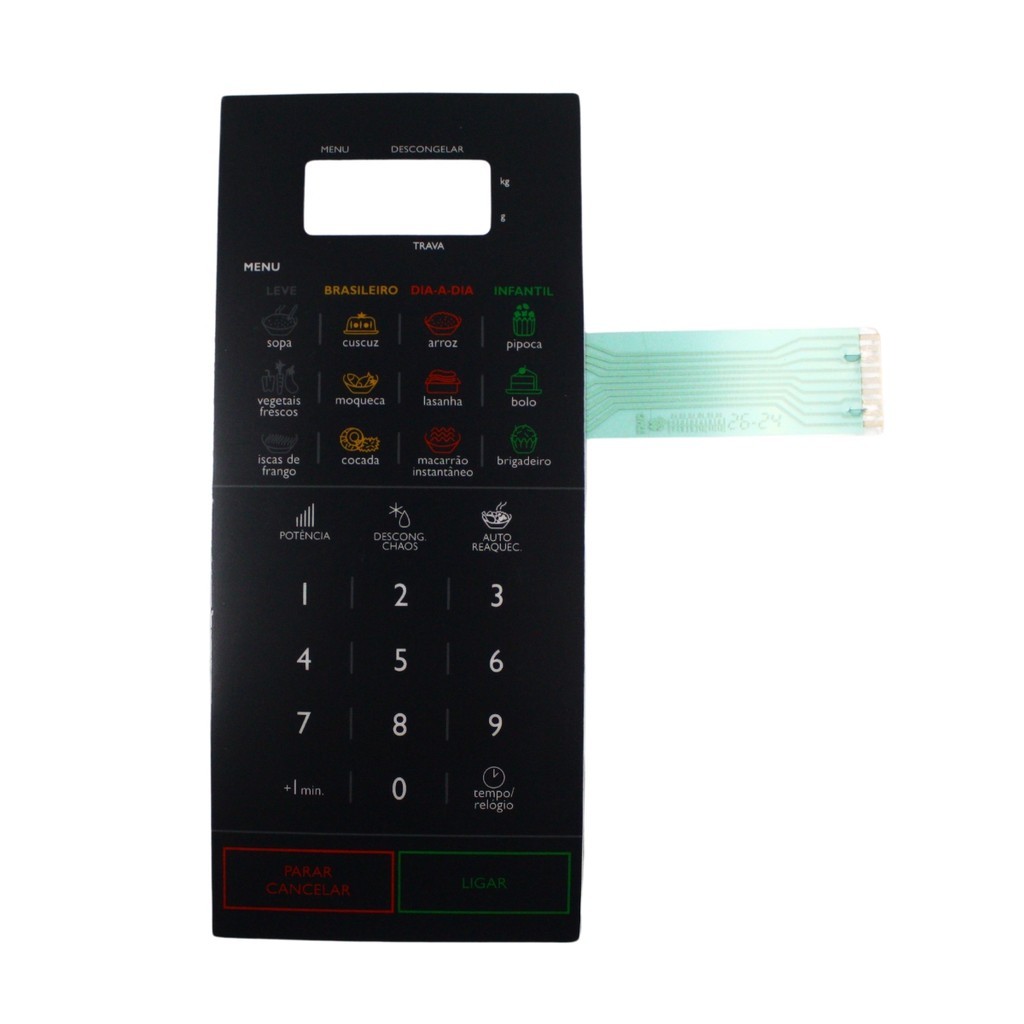 Membrana Painel Microondas Panasonic Nnst568 - 4076