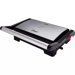 Mini Grill Elétrico Oster Inox 2 Em 1 110V