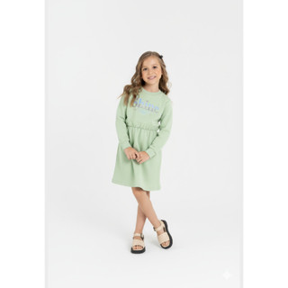 Vestido Infantil Moletom Sem Felpa Guloseima em Oferta na Shopee