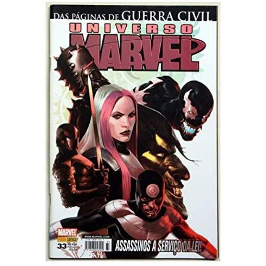 Universo Marvel n° 33 - Guerra Civil Assassinos a serviço da Lei! autor Panini/Marvel