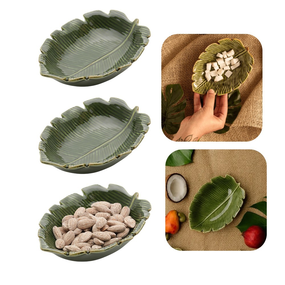 Travessa Decorativa Folha: Onde Comprar | BuscaProdutos