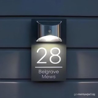 A BeNsil oferece números de casa modernos e personalizáveis, incluindo números de casa externos personalizáveis movidos 