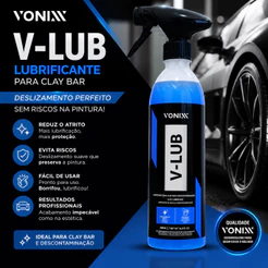 Lubrificante V-Lub Vonixx Para Clay Bar 500ml Spray Para Carros