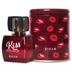 Perfume Deo Colônia Kiss You More Lata Decorativa Feminino 50ml Ciclo Cosmeticos