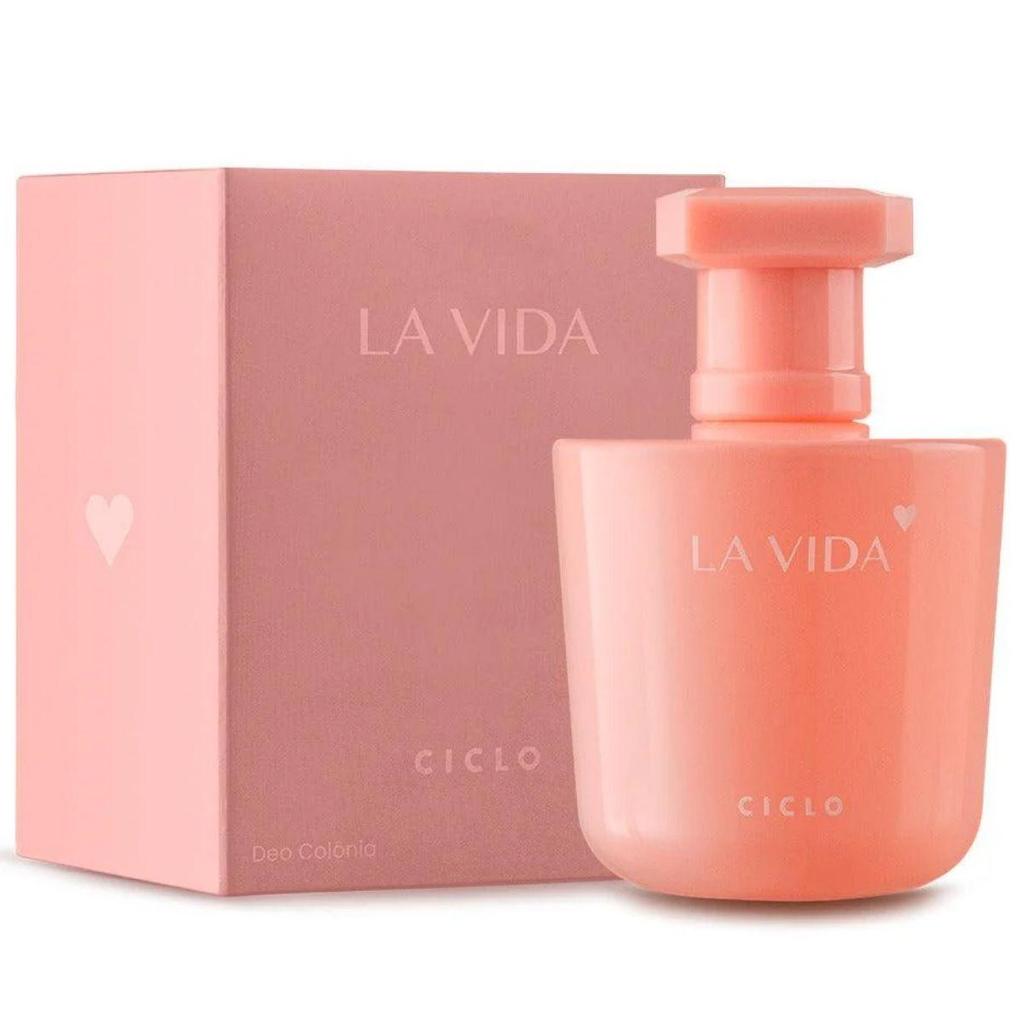 Perfume Deo Colônia La Vida Feminino 100ml Original Ciclo Cosmeticos Presente