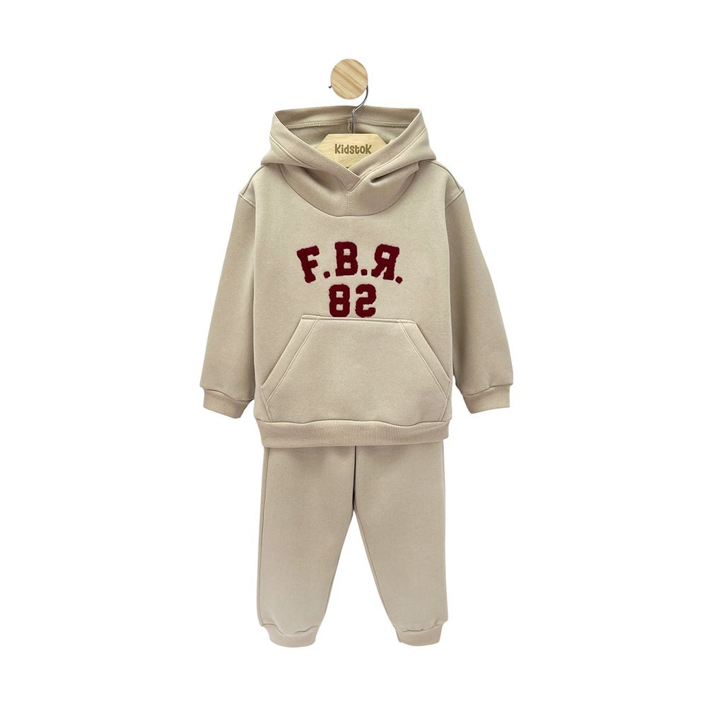 Conjunto Menino Jaqueta Calça Moletom Bordado 82 - FBR