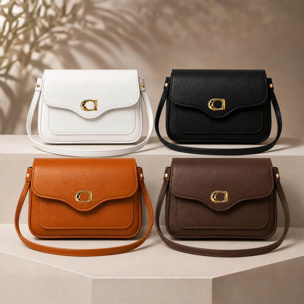 Bolsa De Ombro Feminina Siena Resistente Luxo Elegante Moderna Sofisticação