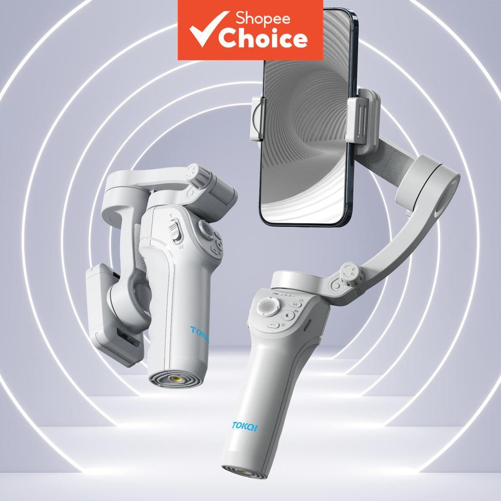 SELFIESHOW M01 Estabilizador de Gimbal de Mão com Tripé de Selfie e Luz de Preenchimento para Smartphone Anti-Vibração