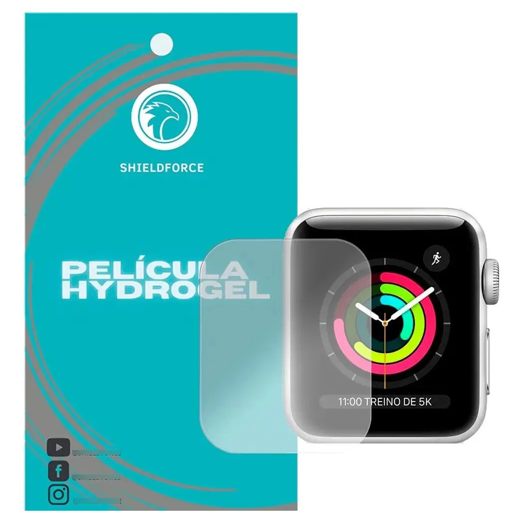 Película Apple Watch 123 [42mm] Shieldforce [3x Tela]