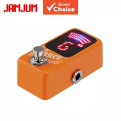 Pedal Afinador JAMJUM Para Guitarra Elétrica , Baixo , Palco , Ensaio , Uso De Alta Precisão , True Bypass , Mini Stompb