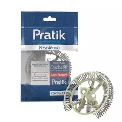 Resistência para Chuveiro Pratik Ducha 4 Temperaturas 5500W