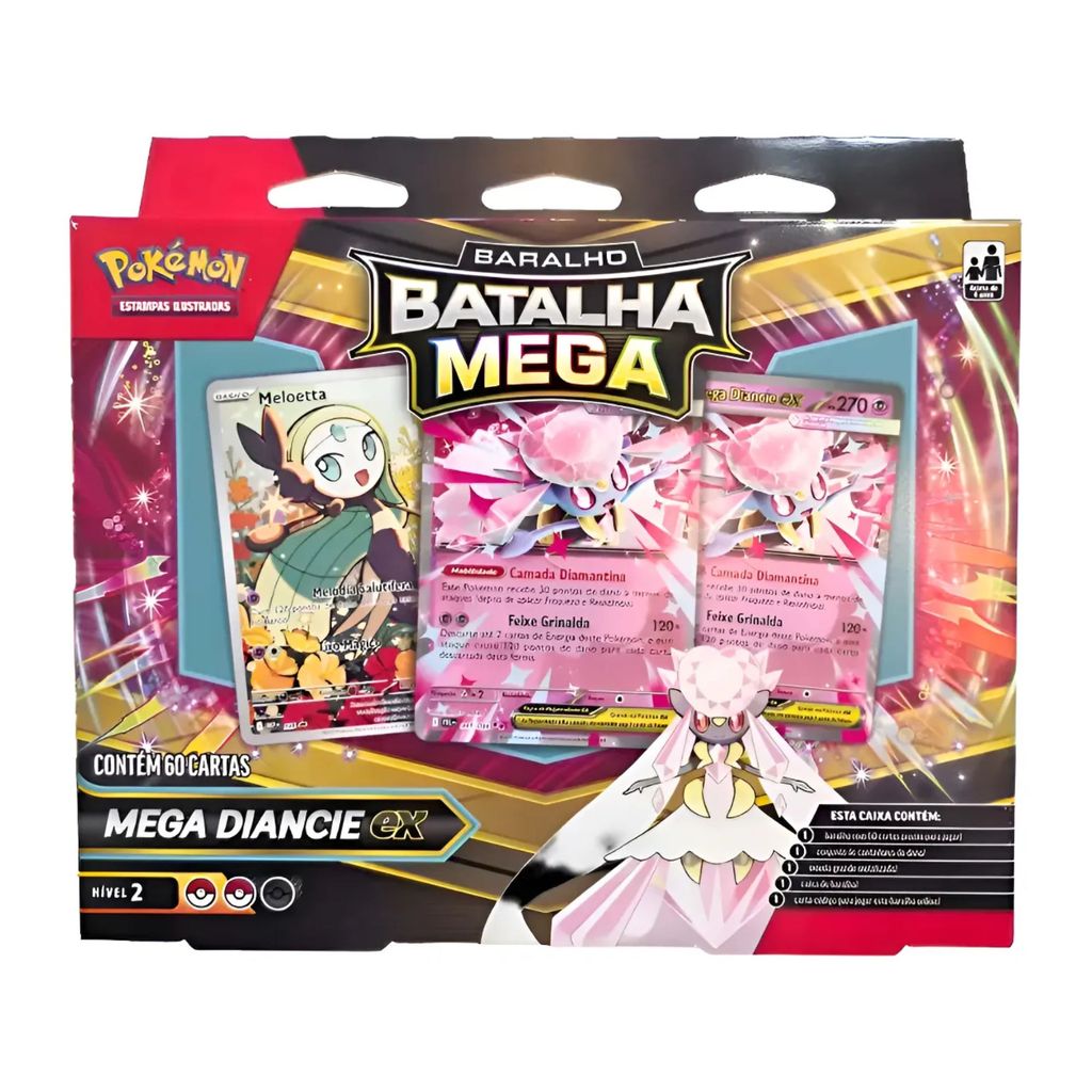 Box Pokémon Mega Diancie EX - Pokémon TCG