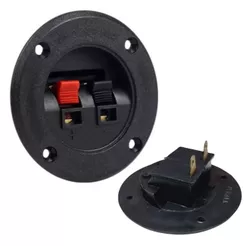 CONECTOR BORNE REDONDO TERMINAL PARA CAIXA SOM PROFISSIONAL