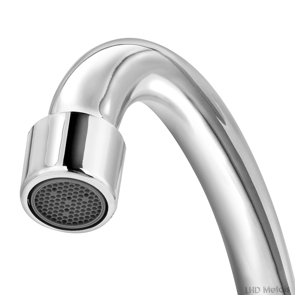 Torneira Lavatório Banheiro Bica Móvel Luxo 1/4v Metal Preço Prateado Pia Lavatorio Moderno — imagem 2 de 2