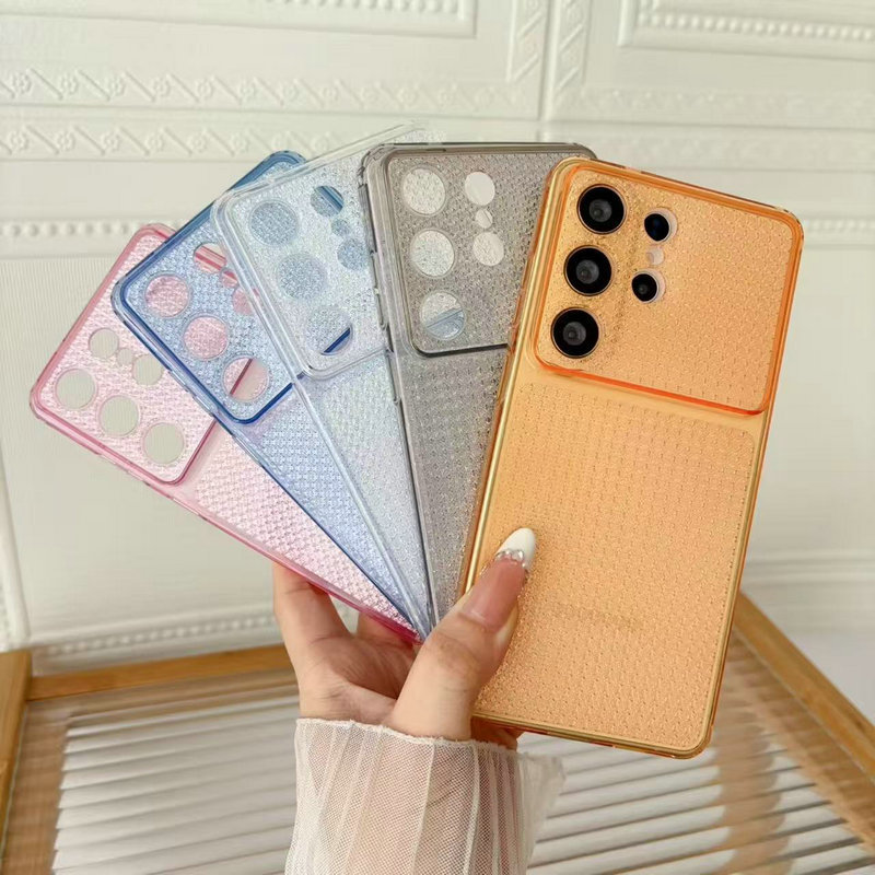 Capa Macia De TPU Com Borda Antiderrapante Samsung Galaxy A35 A55 A57 A54 A27 A37 A56 A36 5G S24FE S23FE S26 Ultra S26 P