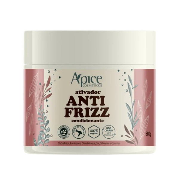 Máscara Ativador Anti Frizz Condicionante Ápice 500g