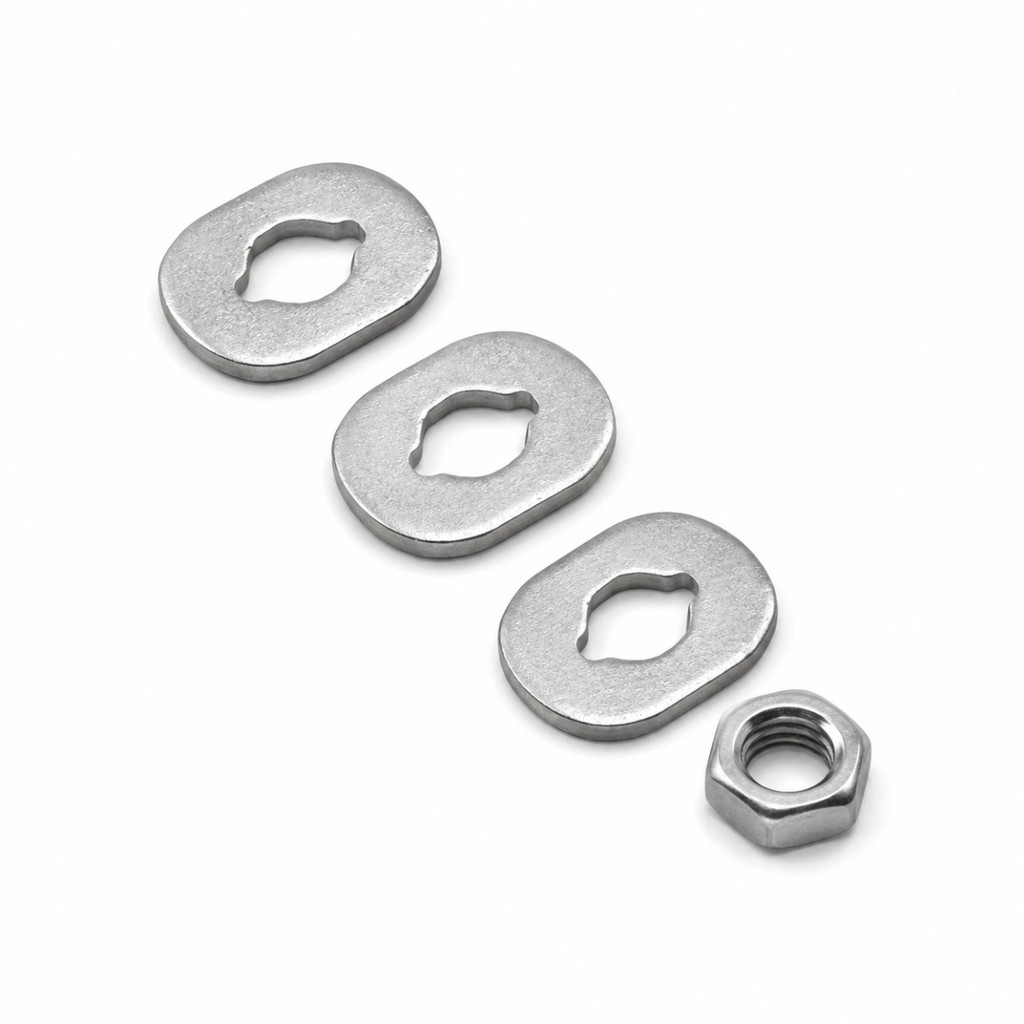 Kit 3 Chapinhas + Porcas Arruela Arraste Hélice Ventilador Arno VF40 TS40