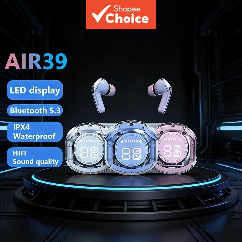  Fones de Ouvido Sem Fio Originais Premium T8, Controle por Toque, Fone Bluetooth à Prova d'Água com Microfone