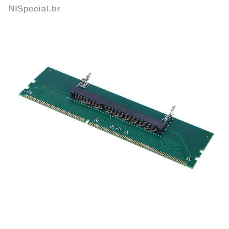[Nis] DDR3 DDR4 DDR5 Laptop SO-DIMM Para Adaptador De Mesa Conversor De Placa Co