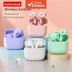 Senbenbao Fones De Ouvido LP40 PRO TWS Sem Fio Bluetooth 6.0 HD Estéreo De Baixa Latência Musicais Para Jogos Esportivos