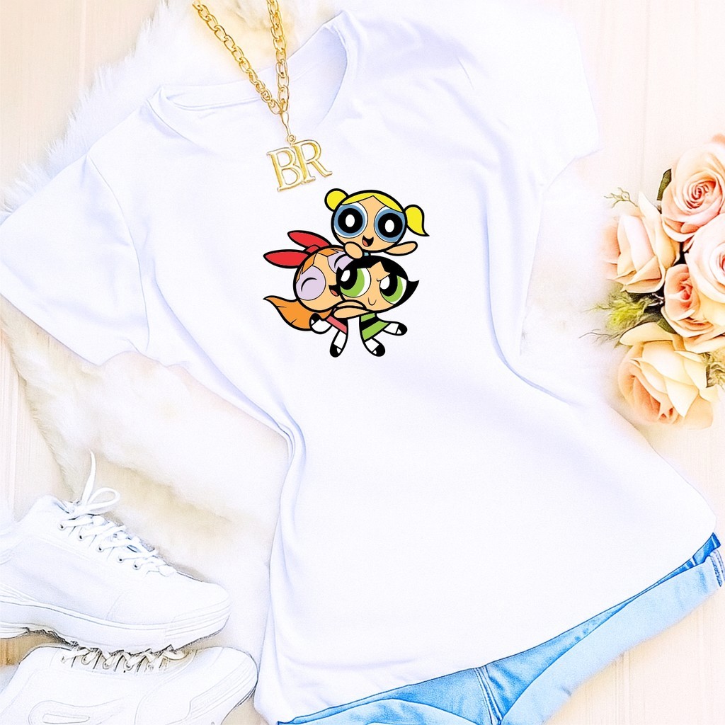 Camiseta Branca - Meninas super poderosas 1